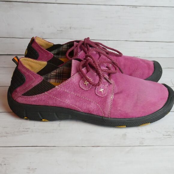 Bifini Size 44 (10.5 Men / 11.5 Women ) Suede Oxford Casual Shoes Lace Flats - Picture 2 of 8